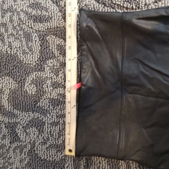 Spanx Black Leggings High Rise Party Tummy Control Womens Size Large - Picture 8 of 9